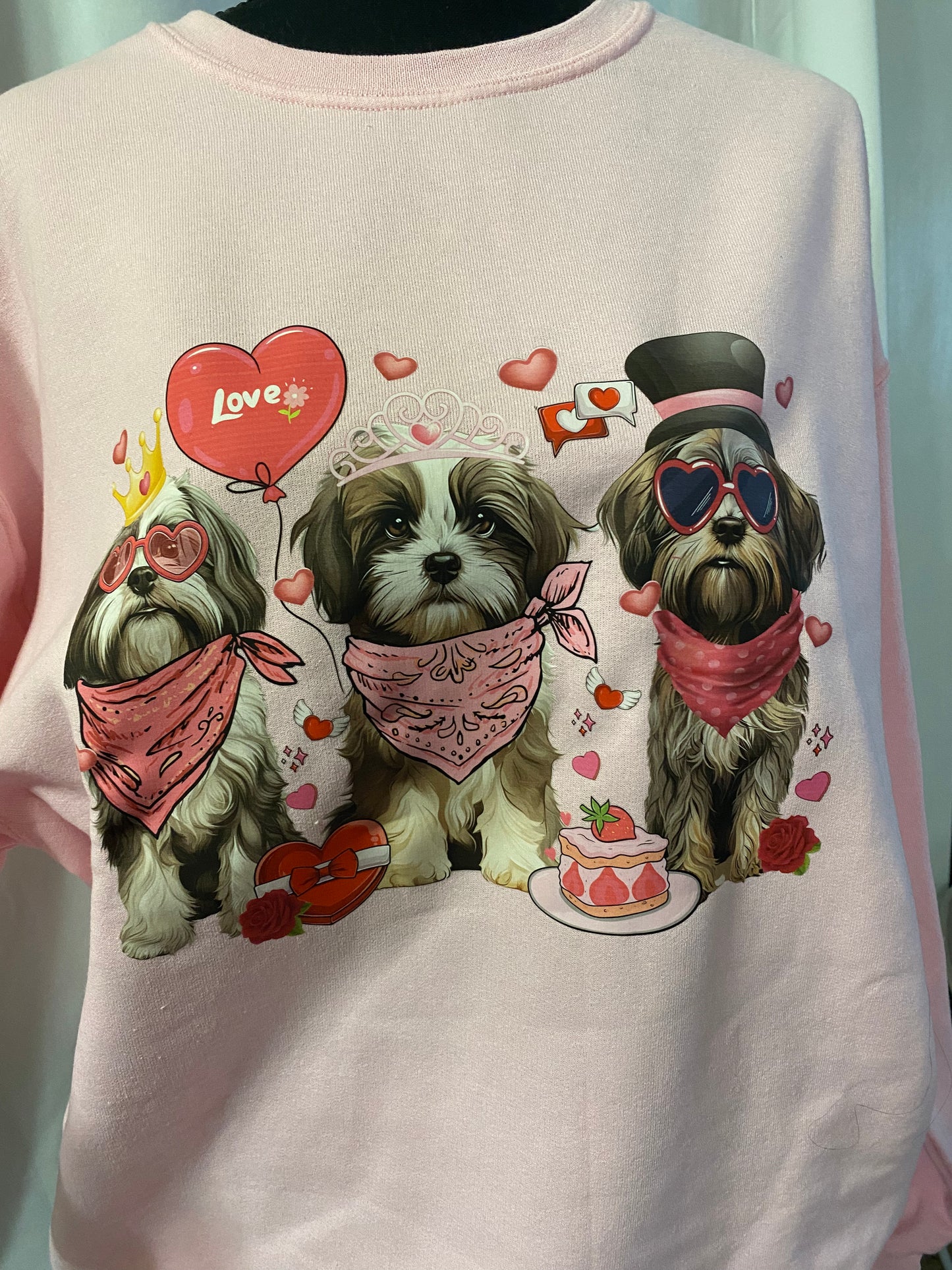Soft comfortable pink sweatshirt
